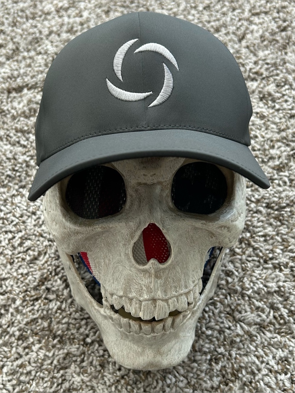 Flexfit Delta Charcoal Gray Fitted Baseball Hat - Size L/XL - Sleek Sport Cap